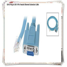 DB9 a RJ45 DB9 hembra a cable RJ45 5FT AZUL